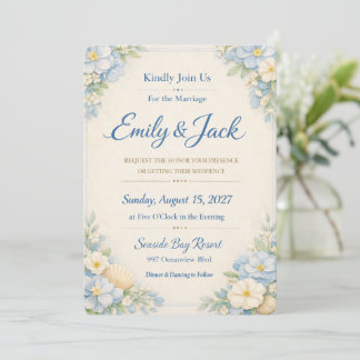 ElegaElegant orange Floral Wedding Invitation Temp