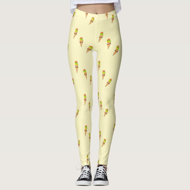 ElegaFit – Stylish Stretch Capri Leggings (Devant)
