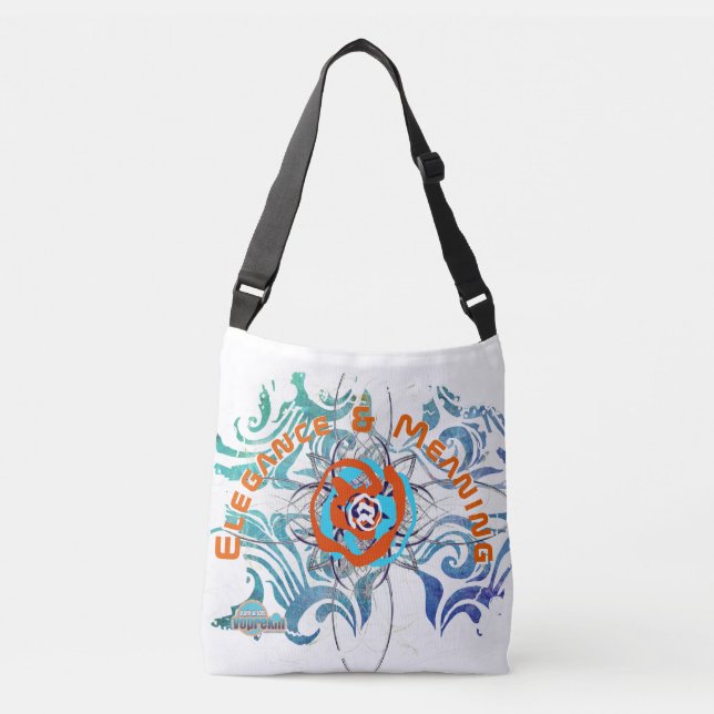 Elegance and Meaning Crossbody Bag (Front)