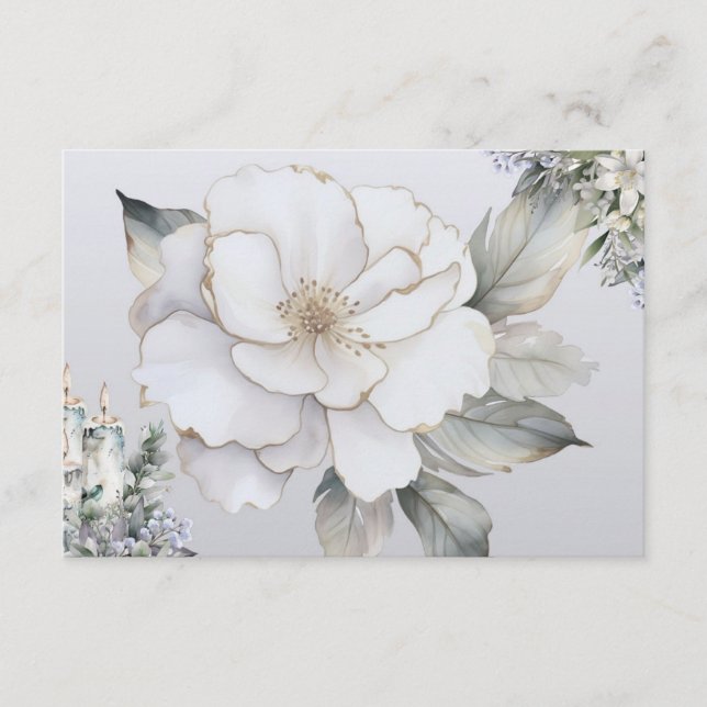 Elegance Blank Recipe Card (Front)