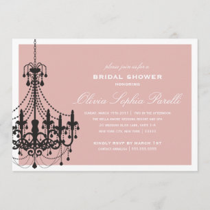 ELEGANCE   BRIDAL SHOWER INVITATION