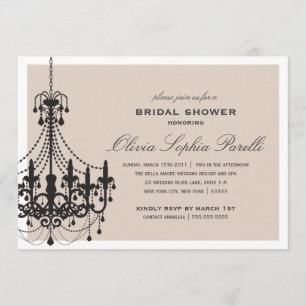 ELEGANCE BRIDAL SHOWER INVITATION