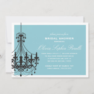 ELEGANCE   BRIDAL SHOWER INVITATION