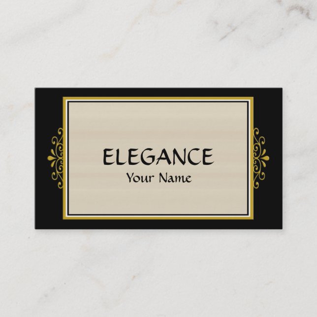 Elegance Business Card (Front)