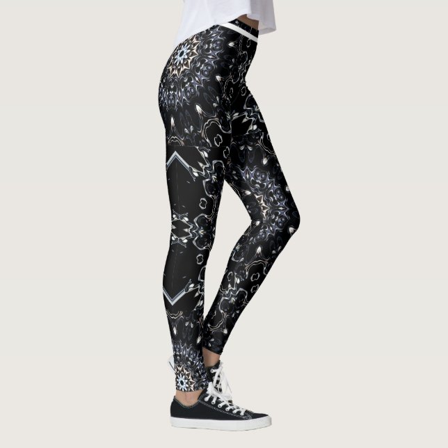 Elegance Chic Medallion Design Leggings (Right)