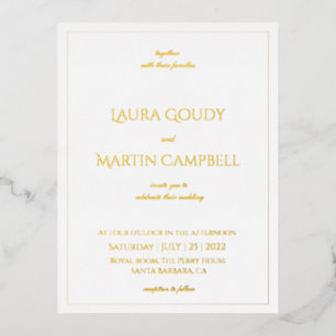  Elegance Classic text based Invitation