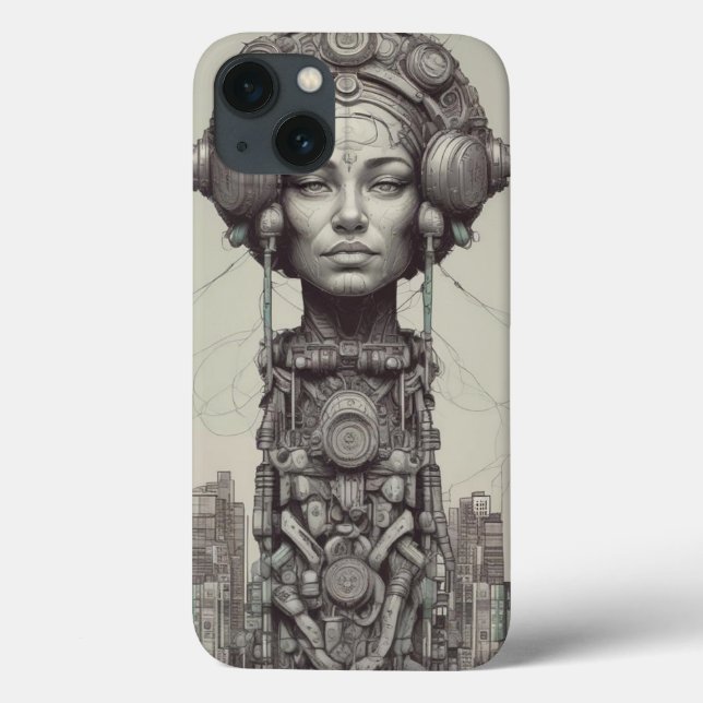 Élégance dans chaque courbe : coque iphone moderne (Verso)