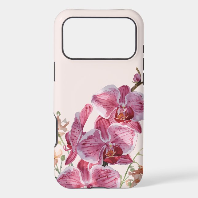Élégance de l'Orchidée Rose (Verso)
