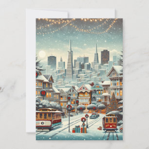 Élégance de Noël à San Francisco - Carte SF