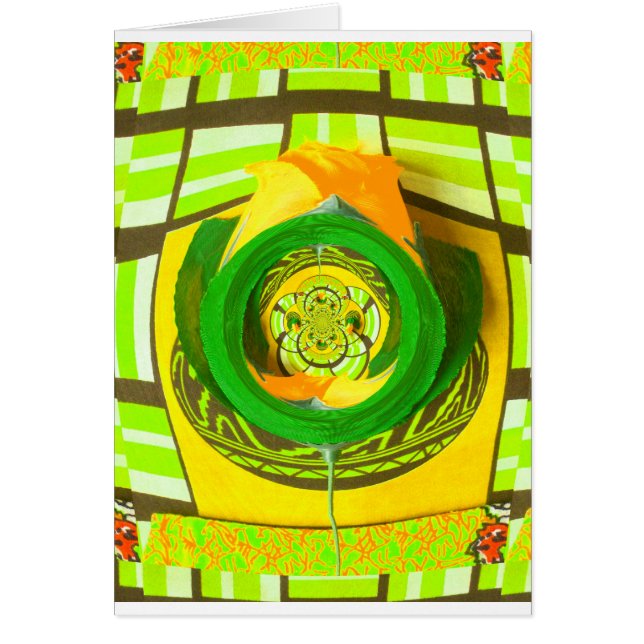 Elégance d'or : Belle rose jaune africaine (Devant)