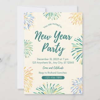 Élégance du Nouvel An : Invitations Exclusives Att