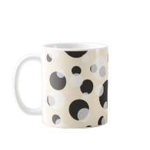 ✨ Élégance en cercles : Mug Motif Pois