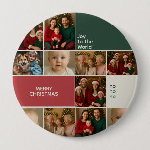 elegance family gift elder collage Christmas 4 Inch Round Button