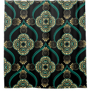 Elegance floral arabesque vintage seamless pattern