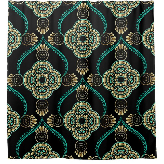 Elegance floral arabesque vintage seamless pattern (Front)