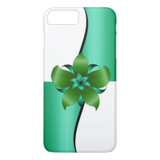 Elegance Floral Design in Green and White Case-Mate iPhone Case