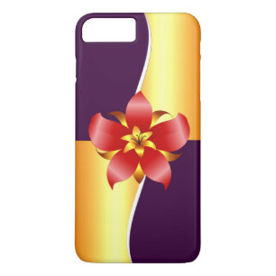 Elegance Floral Design in Purple and Gold Case-Mate iPhone Case