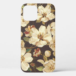 Elegance flowers seamless pattern iPhone 12 case