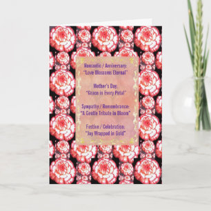 Elegance Framed in Bloom Card
