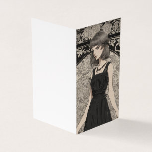 Élégance gothique romantique LBD Little Black Blan