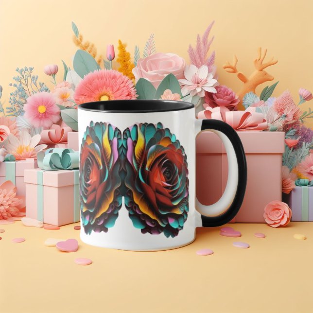 Élégance impressionniste : Mug café Nano-Canvas (Créateur téléchargé)