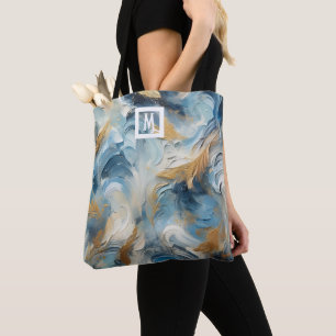 Elegance in Acrylic: Customizable Monogram Tote Bag