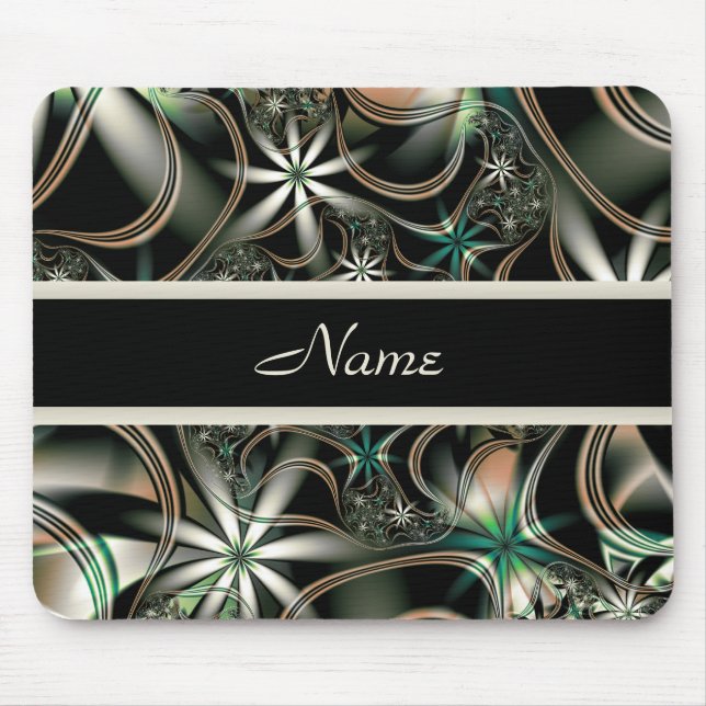 Elegance in Bloom Personalized Mousepad (Front)