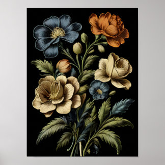 Elegance in Bloom Poster
