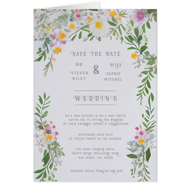 Elegance in Bloom Wedding Collection (Front)