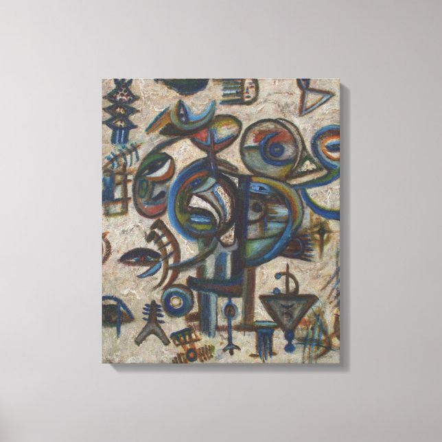 Elegance in Chaos Canvas Print (Front)