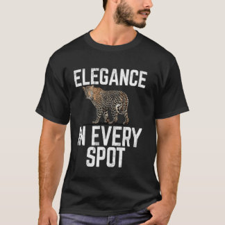 Elegance in Every Spot Leopard T-Shirt