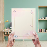 Elegance in Flight: Soft Pink Gold Frame Butterfly Letterhead<br><div class="desc">Elevate your correspondence with our "Elegance in Flight" Soft Pink Gold Frame Butterfly Letterhead. This sophisticated letterhead combines the gentle allure of soft pink hues with the opulence of a gold frame, adorned with delicate butterflies for an exquisite touch. Crafted for those who appreciate the finer details, this letterhead exudes...</div>