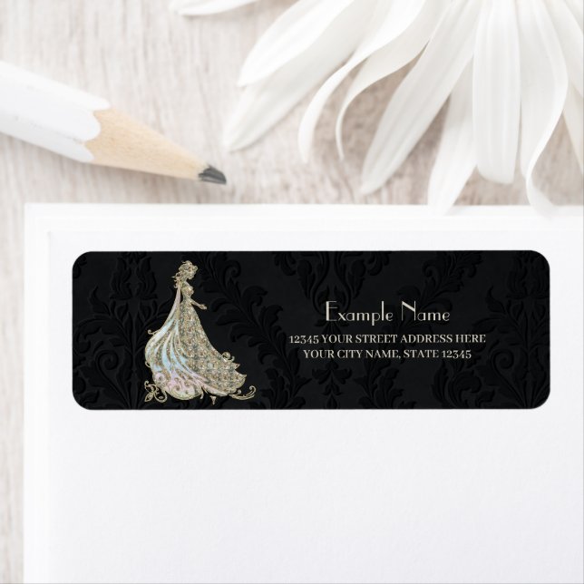 Elegance in gold and black.  (Insitu)