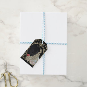 Elegance in gold and black. gift tags
