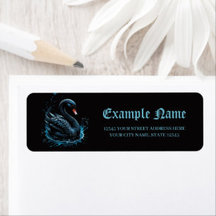 Elegance in motion, the black swan