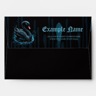 Elegance in motion, the black swan envelope