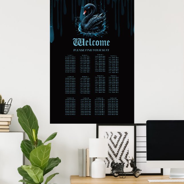 Elegance in motion, the black swan,  poster (Home Office)