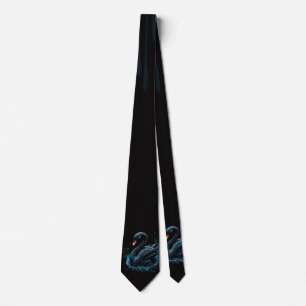 Elegance in motion, the black swan,  tie