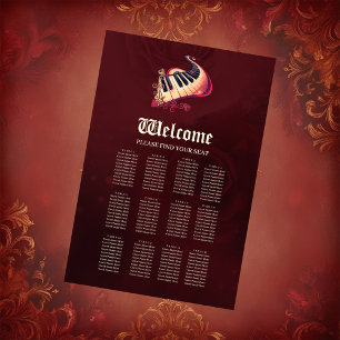 Elegance in motion, the curved piano.  poster