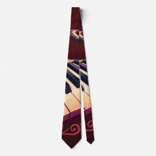 Elegance in motion, the curved piano.  tie