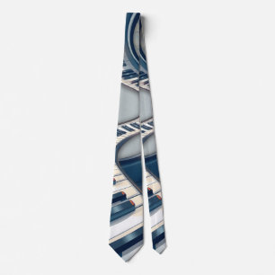 Elegance in piano keys and blossoms.  tie