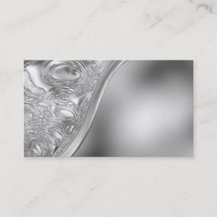 Elegance In Silver Business Cards