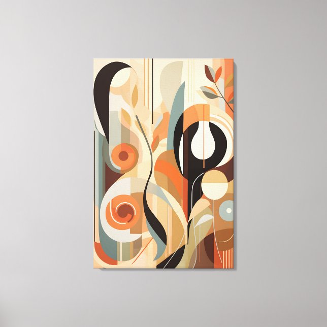 Elegance in Simplicity: Exploring Minimalist Art Canvas Print (Front)