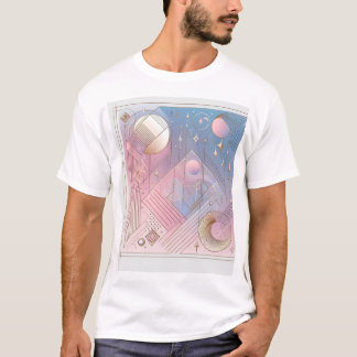 Elégance intemporelle Abstract Design T-shirt