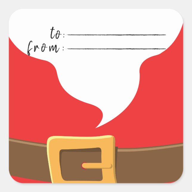 Élégance Joyeux Noël Sticker pour cadeaux du Père  (Devant)