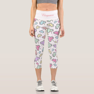 Elegance Legging - Flower Patterned