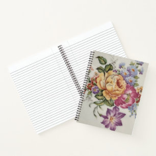 Élégance : Livre de notes florales inspirées de la