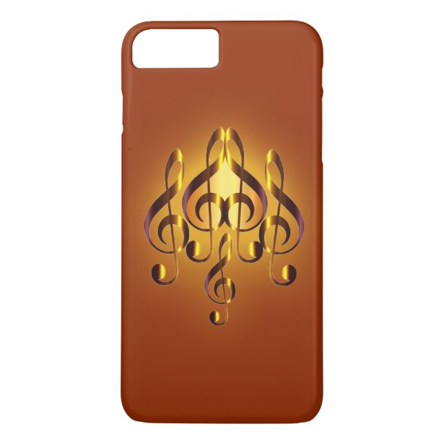 Elegance Musical Heart Design Case-Mate iPhone Case (Back)