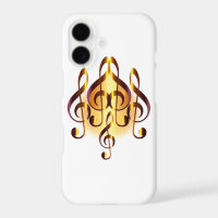 Elegance Musical Heart Design White