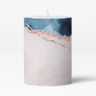 Élégance mystique | Turquoise Bleu et Rose Or Agat